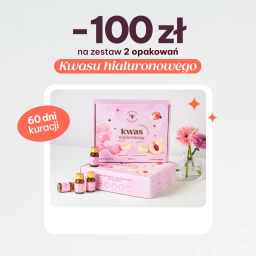 ZESTAW 2 KWASÓW HIALURONOWYCH GLOW+