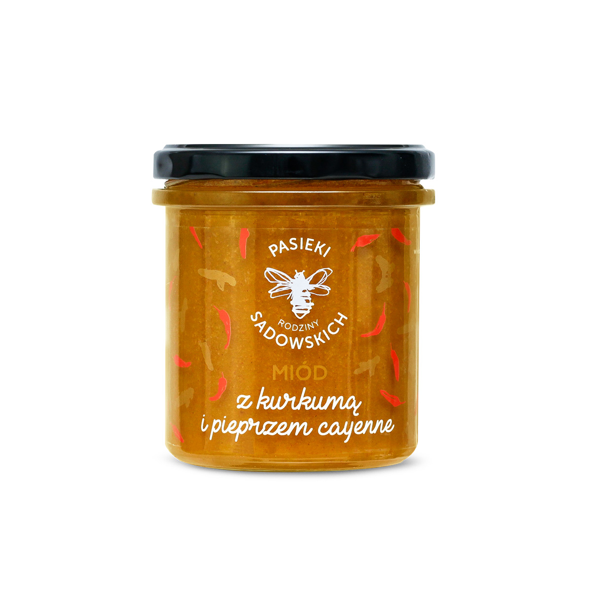 Miód z kurkumą i pieprzem cayenne - 430 g